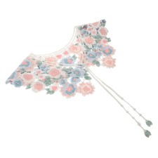  Colletto finto ricamato da donna Scialle con colletto Dickey staccabile Ideale