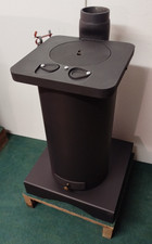 STUFA A LEGNA A FIAMMA INVERSA MODELLO MONVISO MQ300