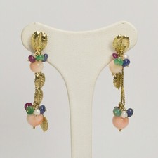 18kt YELLOW GOLD EARRINGS WITH