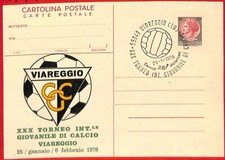 aa2445 - ITALIA - Storia Postale - Intero Postale 1978 Torneo Calcio VIAREGGIO