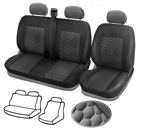 Coprisedili eco pelle - 1+2,