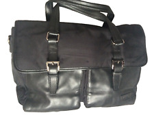 CINQUE Borsa Messenger per Laptop Uomo Pelle Tessuto Foderata Imbottita Business Abbigliamento da Lavoro Tr