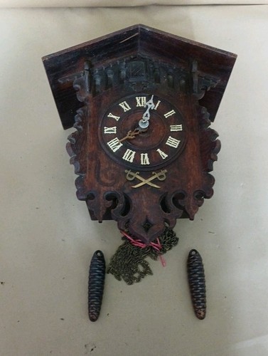 Antique cuckoo clock - antique, with