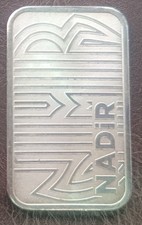  lingotto argento nadir  50g leggermente macchiati dal tempo