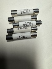 5pz FUSIBILE 10A 250V CERAMICO