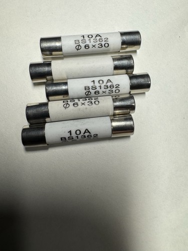 5pz fusibile 10a - 5pz, ceramico