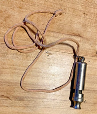 FISCHIETTO VINTAGE-ACCIAIO-TRENO-VIGILI- GUARDIE