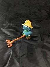 Puffo Agricoltore contadino Smurf Peyo Schleich Pintufo SCHTROUMPF