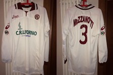 maglia livorno mezzanotti asics nr 3 bipielle