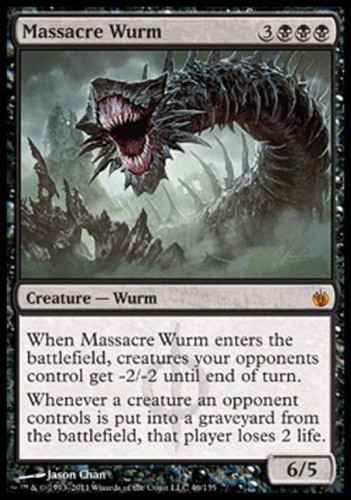 Massacre wurm mtg mirrodin - -,