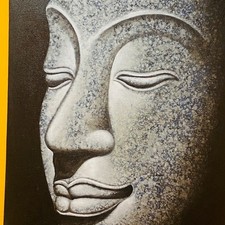 Buddha dipinto olio su tela