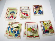 Lotto carte antiche illustrate