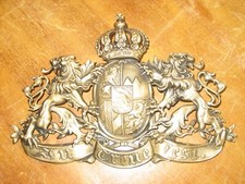 Baviera fregio da elmo pickelhaube helm wappen (z)