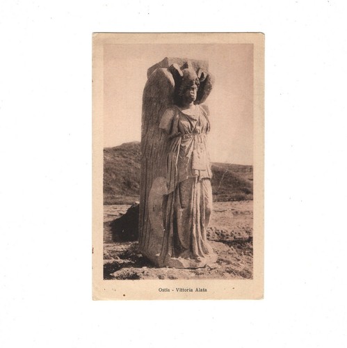 Postcard ostia vittoria alata - postcard,