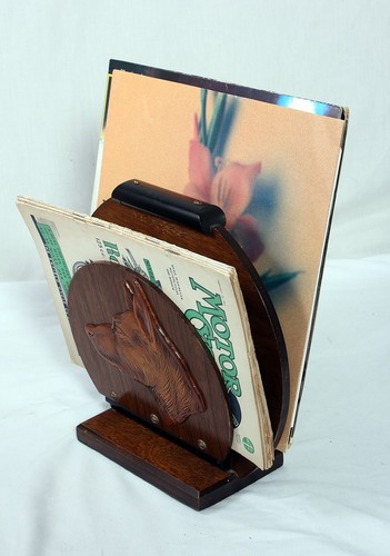 Porta riviste vintage - in, legno