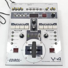 Roland Edirol V-4 Interruttore Mixer Video 4 Canali ZS87411 con Adattatore AC AS-IS