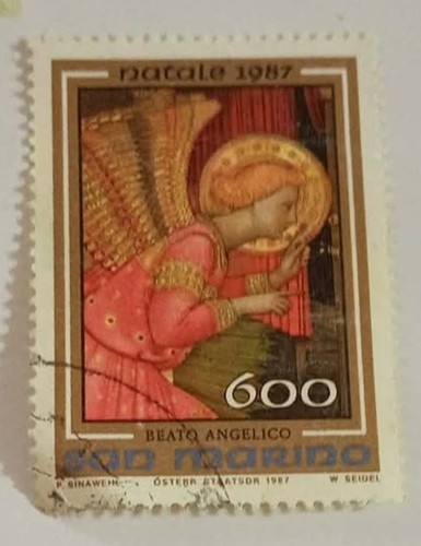 Francobollo san marino - san, marino-beato