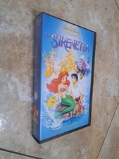 vhs La Sirenetta Walt Disney