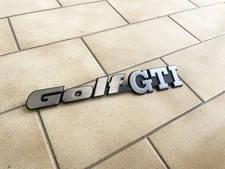 VOLKSWAGEN VW GOLF GTI LOGO SIGLA EMBLEMA FREGIO STEMMA SCRITTA TARGHETTA BADGE