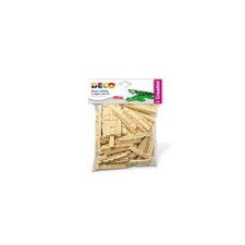 Mezze mollette legno - 72mm -