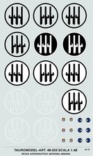 TAURO MODEL TM48/555 INSEGNE NAZIONALI REGIA AERONAUTICA S.M. 79 AEROSILURANTI