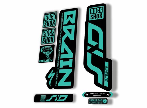 Adesivo decalcomania rock shox - rock,
