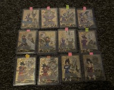 Dragonball Z Gold Energy Markers Complete Set