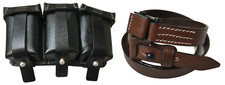 WW2 Borsa tedesca 98K Mauser in pelle per munizioni fucile con imbracatura K98