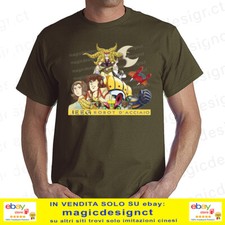Tshirt JEEG ROBOT ACCIAIO E MOSTRI ANIBA HIMICA T-SHIRT ANIME MANGA fino 5XL