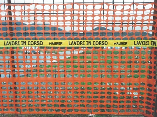 Rete per cantieri arancio - cantieri,