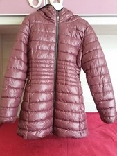 Giacca donna Bilin Double face L Nero e Viola  cappuccio e tasche con chiusura 