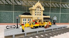 Lego treno vintage - lego, stazione