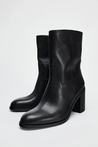 Zara stivaletti pelle - zara,