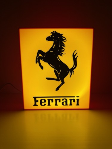 Ferrari scatola luminosa - ferrari,