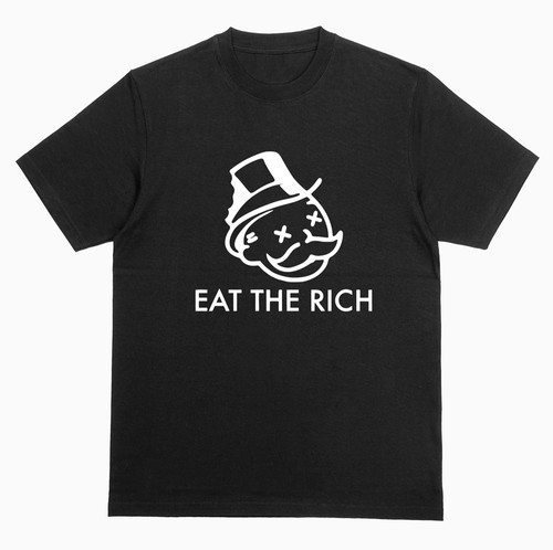 Maglietta eat the rich - eat,