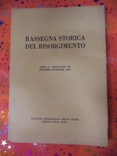 Book libro RASSEGNA STORICA
