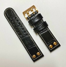 Cinturino orologio pelle nero originale Hamilton Khaki X-Wind 22mm H776760 