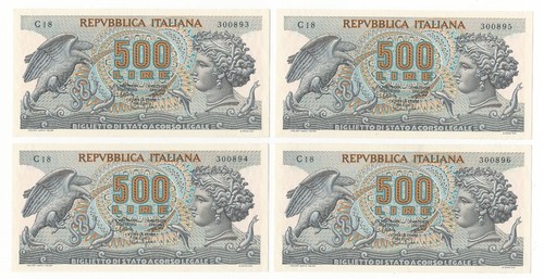 500 lire aretusa - aretusa, decr