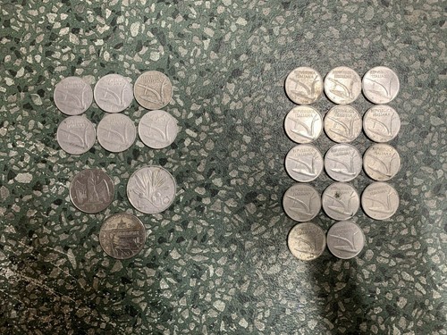 Lotto pezzi lire - 23,
