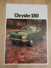 catalogue CHRYSLER 180 1973