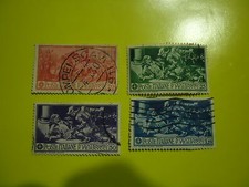 FRANCESCO FERRUCCI SERIE  4 VALORI USATI 1930 REGNO D'ITALIA