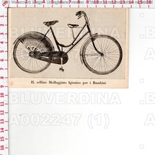 A2247 PUBBLICITA 1910 MILANO CITTA VIA SAMMARTINI RUSTICI BICICLETTA CON SELLINO