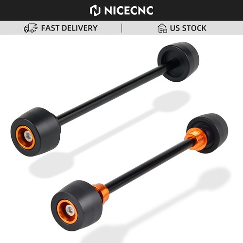 Front rear axle fork sliders - front,