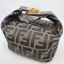 FENDI Zucca Canvas Vanity Mini