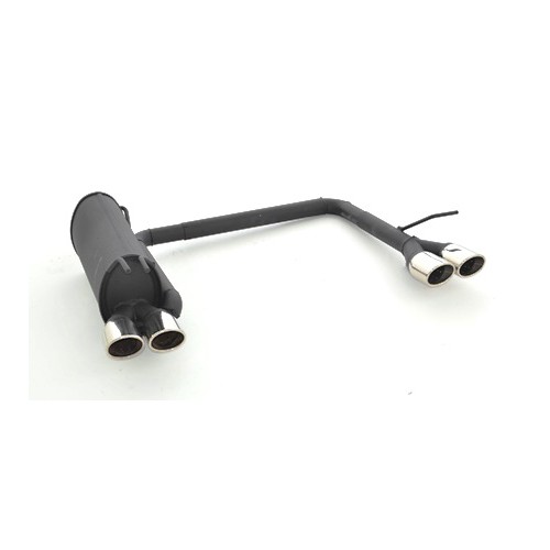 Silenziatore sportivo duplex