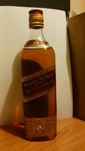 Johnny walker red label old - red,
