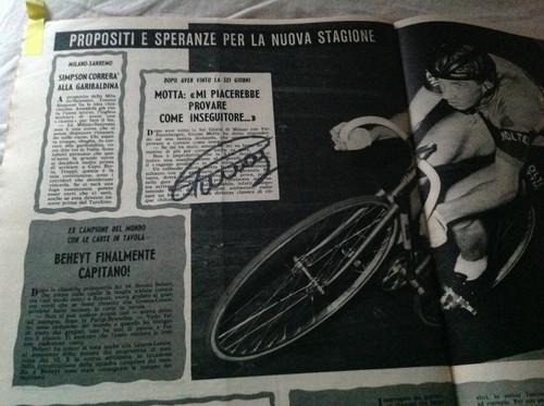 Cycling autografo gianni - cycling,