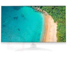 LG Tv Monitor 27" Full HD Smart Wi-Fi 27TQ615S-WZ, Bianco Televisore Schermo Pia