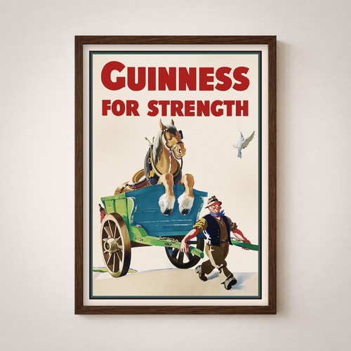 Stampa poster vintage guinness - stampa,