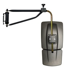 Specchietto Retrovisore 435x223 MM E Titolare di Specchio 400 MM Monte Poppa Set